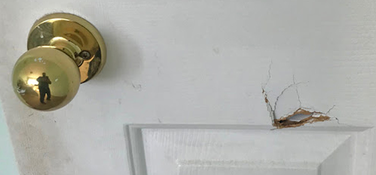 interior door hole repair Saratoga