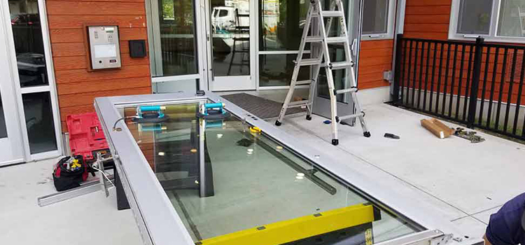 storefront door glass replacement Saratoga